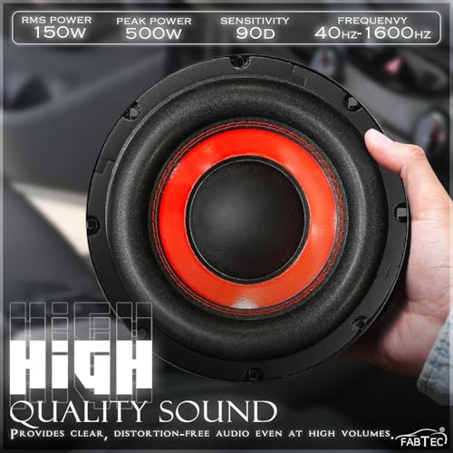 FABTEC 8" 150W RMS Subwoofer - Image 6