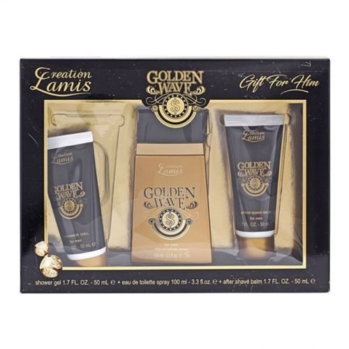 Creation LamisGOLDEN WAVE 100ML EDT, 50ML SHOWER GEL, 50ML AFTER SHAVE BALM