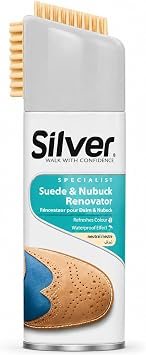 Silver Süet Ve Nubuk Yenileyici Sprey Boya Su Itici Etkili Naturel 200ml