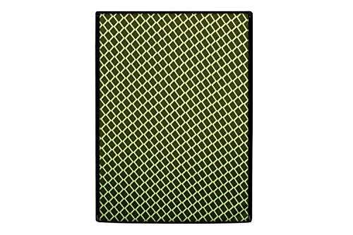 Image of Stylista Washing Machine Cover Compatible for IFB 6.5 Kg Fully-Automatic Front Loading Elena ZX Argyle Pattern Olive Green