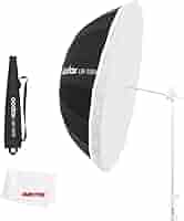 UB-105W 41in 105cm放物面ブラックホワイト反射傘スタジオライト傘ブラックシルバーディフューザーカバークロス | Godox UB-105W 41インチ 105cm ストロボアンブレラ 放物線