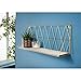 Dealsplus Tromso - Scaffale decorativo per cucina e casa, colore: Oro