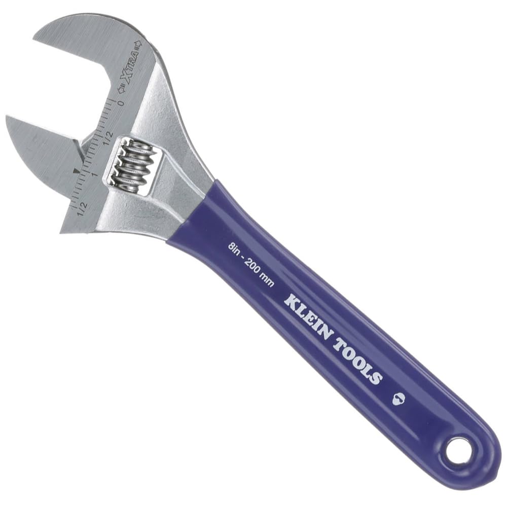 Klein Tools D509–8 20,3 cm Clé à molette avec Extra Large mâchoire