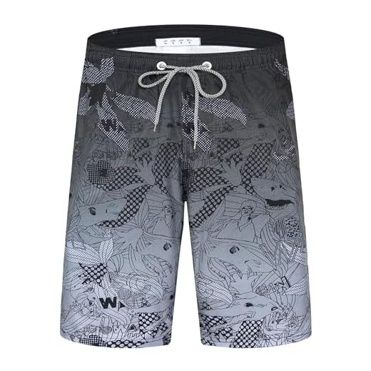 BENNIES Badehose Herren Badeshorts Männer Bademode Boardshorts Schnelltrocknend Kurz Hose Schwimmhose mit Drawstring Strandhose Swim Shorts Surfen Wassersport Freizeit Reisen Summer Blau L 9 APTRO Herren Short Freizeit Badehose Schnelltrocknend Badeshorts Grau BS023 L