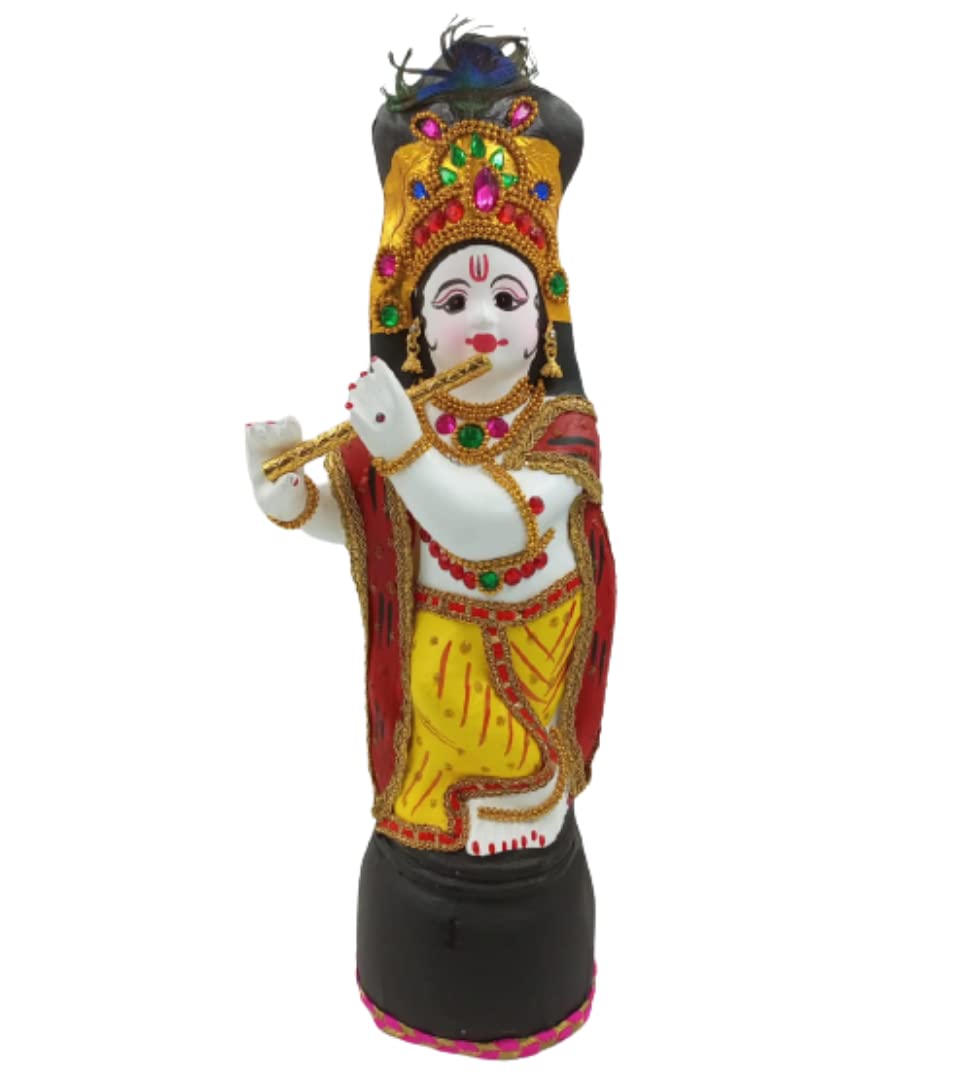 Buy White Lord Krishna Idol Vishu Kani Height 36 cm Guruvayoor