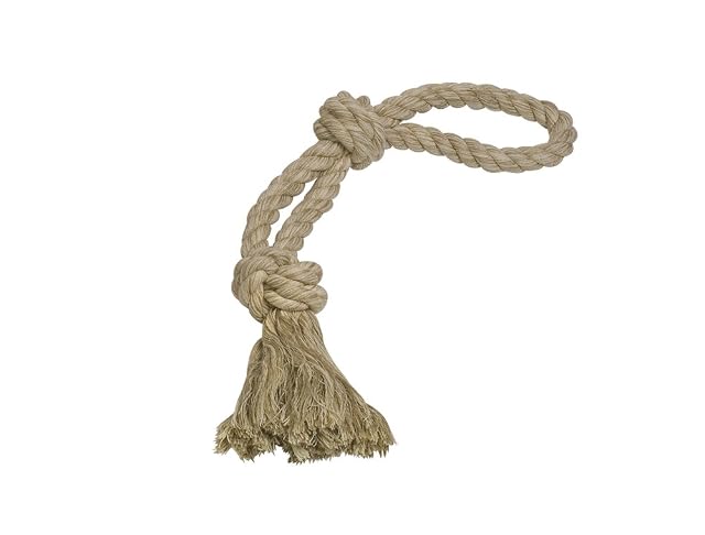 Nobby Rope Toy, Spielseil doppelt Sisal-Cotton-Mix natur 55 cm; 350 g; 2 Knoten