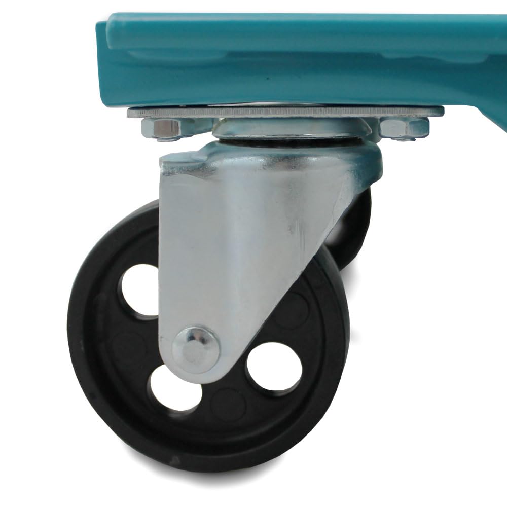 BITUXX® 4 Stück Rangierhilfe für PKW Auto Rangierroller Rangierheber Wagenheber Roller Belastbar bis 450 kg pro Rangierroller