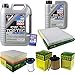 Produktbild QR-PARTS 69345796 Filter Set Inspektionspaket 6 Liter Liqui Moly Motoröl Top Tec 4600 5W-30 MANN-FILTER Innenraumfilter Kraftstofffilter Luftfilter Ölfilter