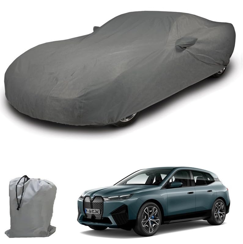 Image of ARCUATE Triple Layer Custom fit Car Body Cover for BMW ix |Top Layer Dustrproof | Middle Layer Waterproof | Bottom Layer Scratch Protection | Outdoor Indoor Fabric