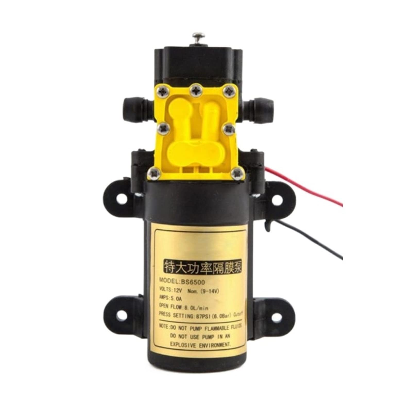 Pompa sommergibile Pompa per acqua ultra silenzios Pompa elettrica for acqua agricola a grande portata da 8 l/min, spruzzatore d'acqua