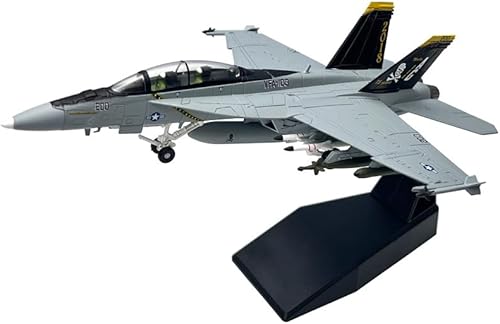 Escala 1/100 F/A-18 Super Hornet VF103 Strike Fighter Aviones Militares Modelo de metal con soporte