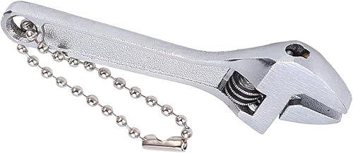 Miniatura 4 de Yosoo Llavero, acero galvanizado, ajustable, portátil, profesional, de alta dureza, para herramientas industriales para llaves de tuercas para el