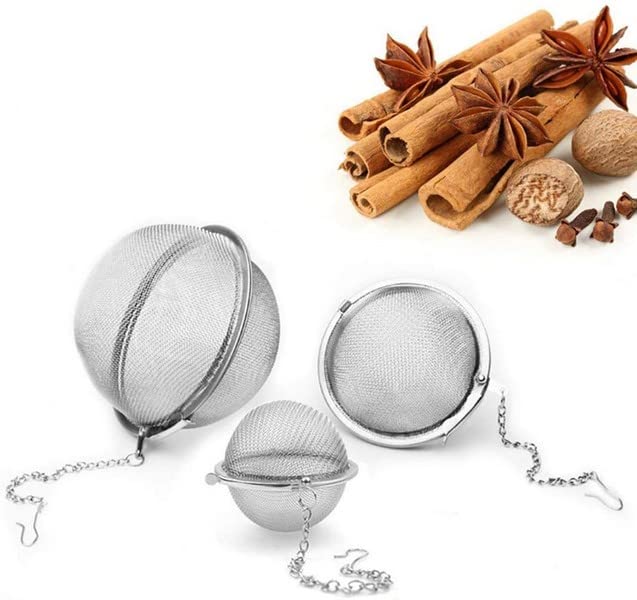 AKSHVA Tea Strainer Infuser Mesh Tea Balls, Stainless Steel Tea Ball