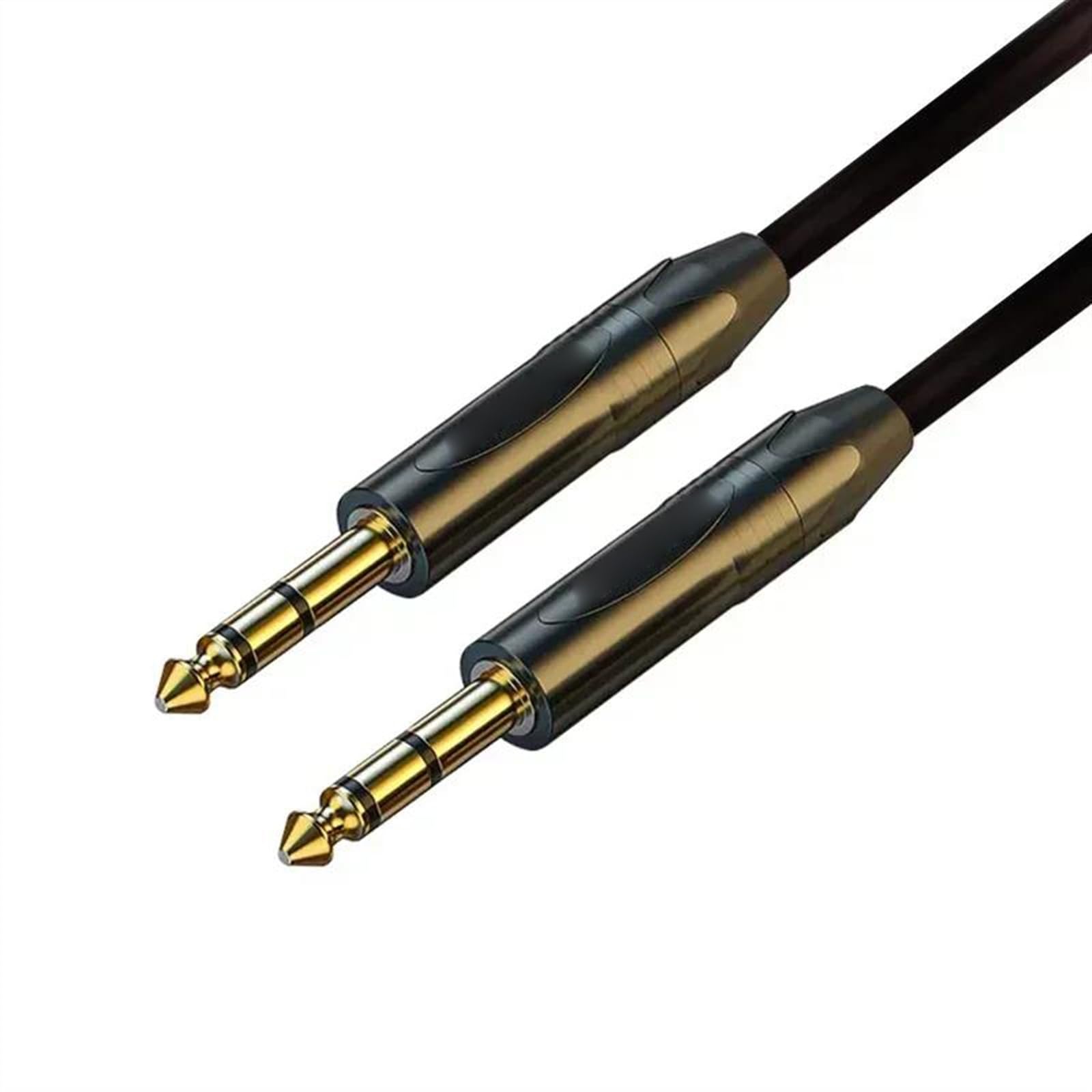 Przewód połączeniowy audio Kabel audio z męsko-męskim złączem 6,5 mm do gitary i wzmacniacza — wielokolorowy 1–10 m(02,10m)