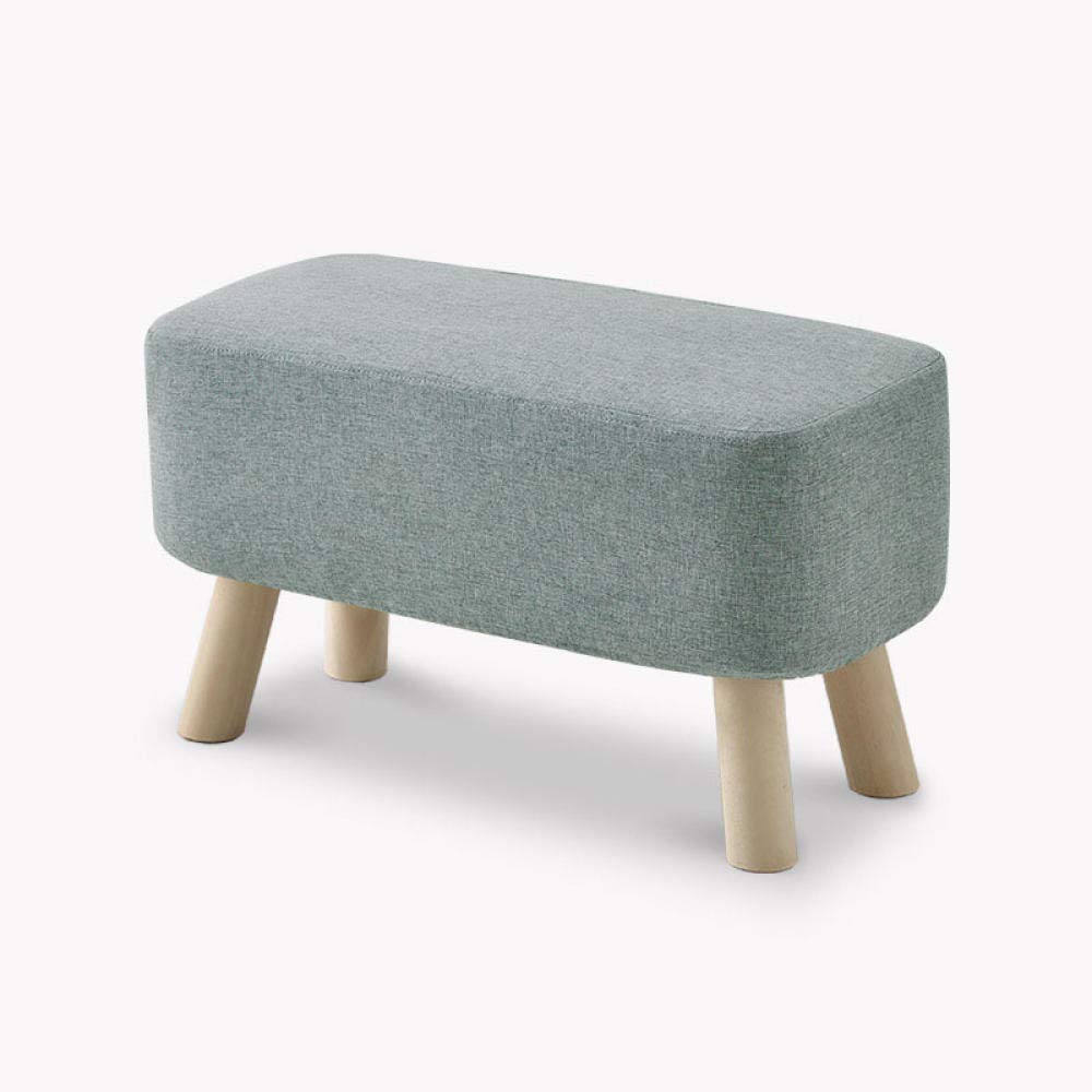 Pouf réglable haut de gamme en cuir de couleur marine