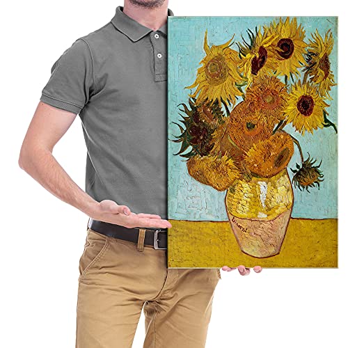 Wieco Art Sunflower By Vincent Van Gogh Oil Paintings Reproduction Large Modern Floral Giclee Canvas Prints Artwork Flowers Pictures On Canvas Wall Art For Bedroom Home Decorations L #TOP5