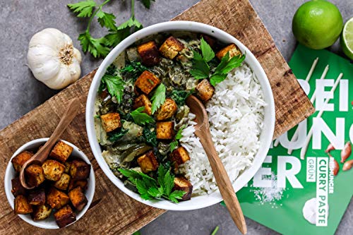 REISHUNGER BIO Mikrowellen Reis Basmati (6 x 250g) - Auch in 12 x 250g verfügbar - Express Reis fertig in 2 Minuten - Vegan, Glutenfrei & 100% Sortenrein
