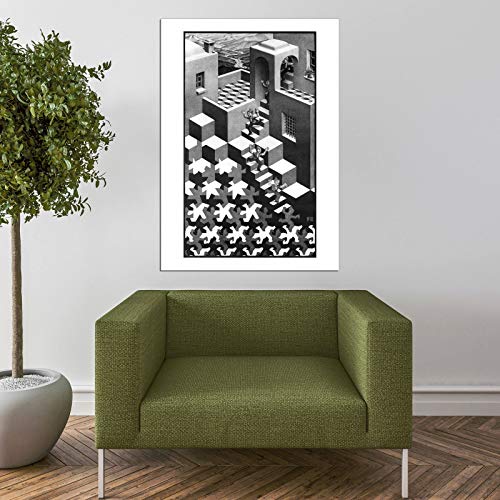Affiche M C Escher Cycle papier semi-brillant haute fidelite visuelle sans reflet - 7