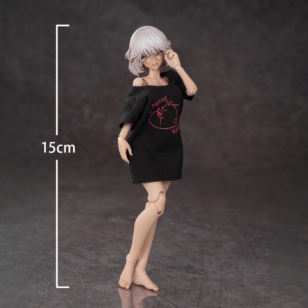 Amazon.com: YLEAFUN RA-01L Aileen Figure Loungewear Ver. 1/12