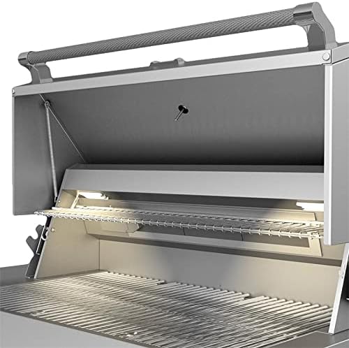 Miniatura 3 de Hestan 58000 BTU 30 pulgadas de ancho parrilla integrada a gas natural, 30 pulgadas, acero inoxidable