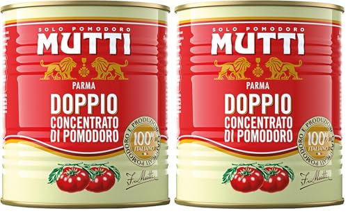 Image of Mutti Tomato Paste Double Concentrated, 880 g (Pack of 2)