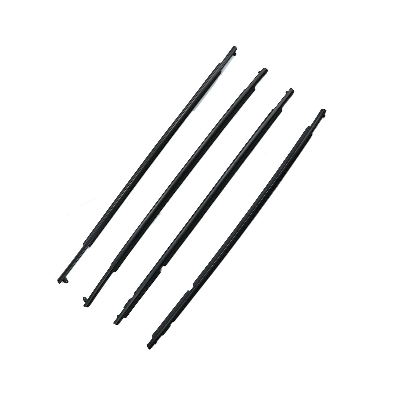 Compatible con Toyota Verso 2011-2016, 4 Piezas de burletes para Puertas y Ventanas de Coche, Kit de Correa de Sellado para molduras de Ventanas,A