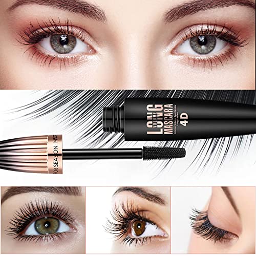 YEUGSCKA 4D Silk Fiber Lash Mascara - Waterproof Black (2-Pack) — view 3