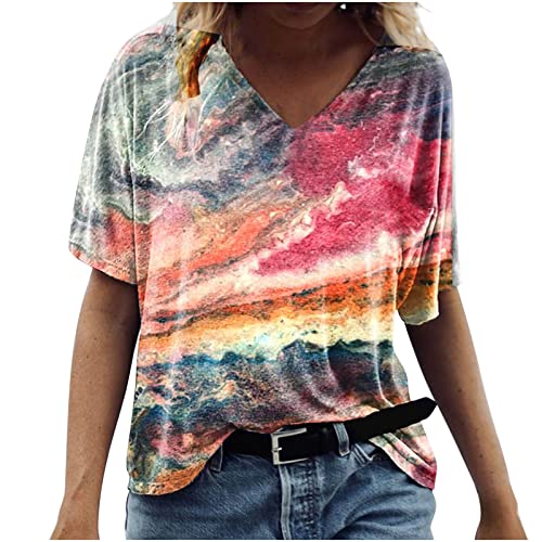 Camiseta de manga corta para mujer de...
