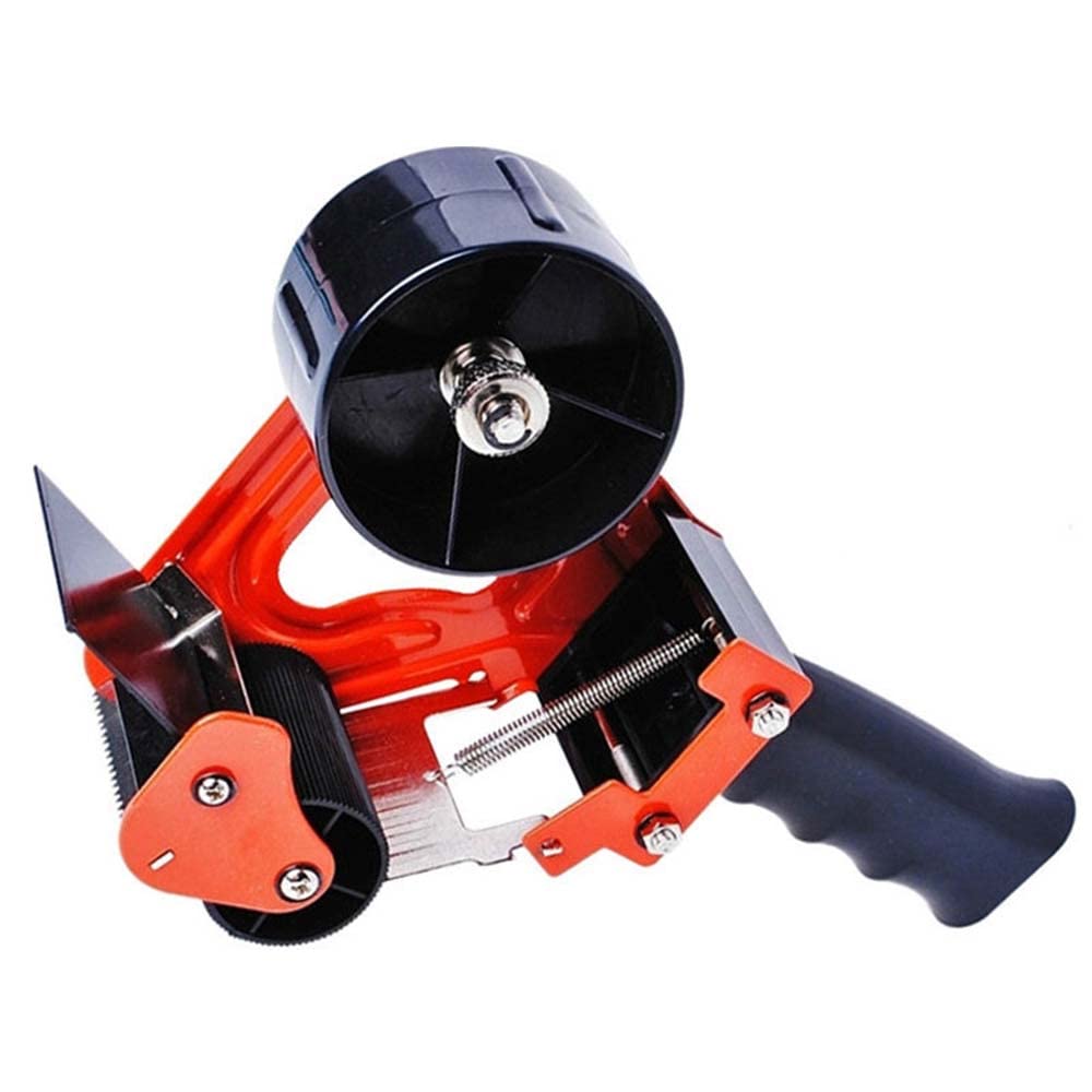 Dispenser di nastro per imballaggio portatile con lama affilata per nastro da imballaggio fino a 60 mm di larghezza (colore casuale)