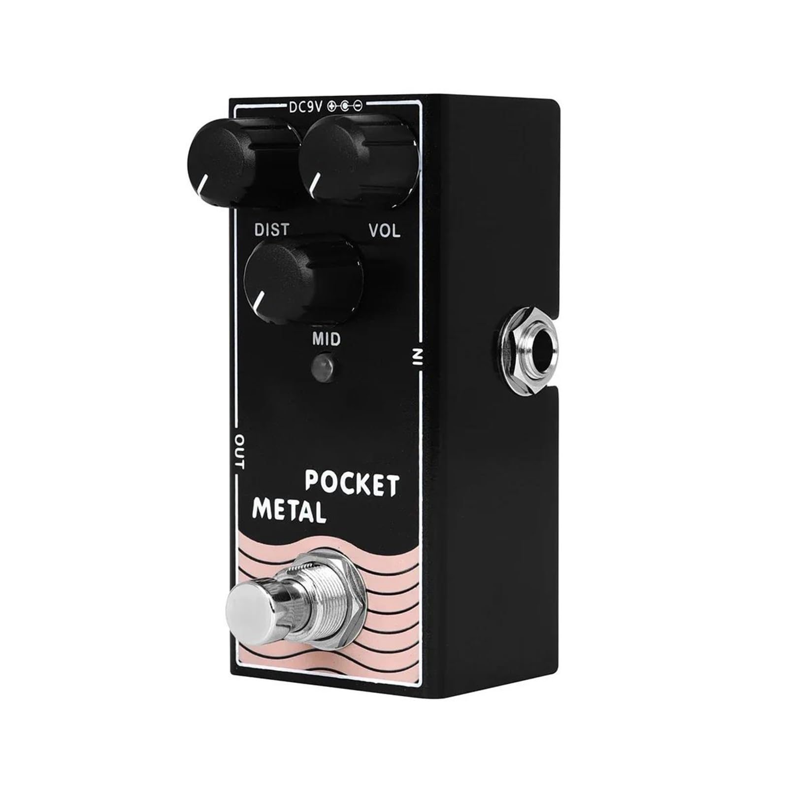 Kieszonkowy Metalowy Efekt Gitarowy Typu Distortion Z Akcesoriami True Bypass