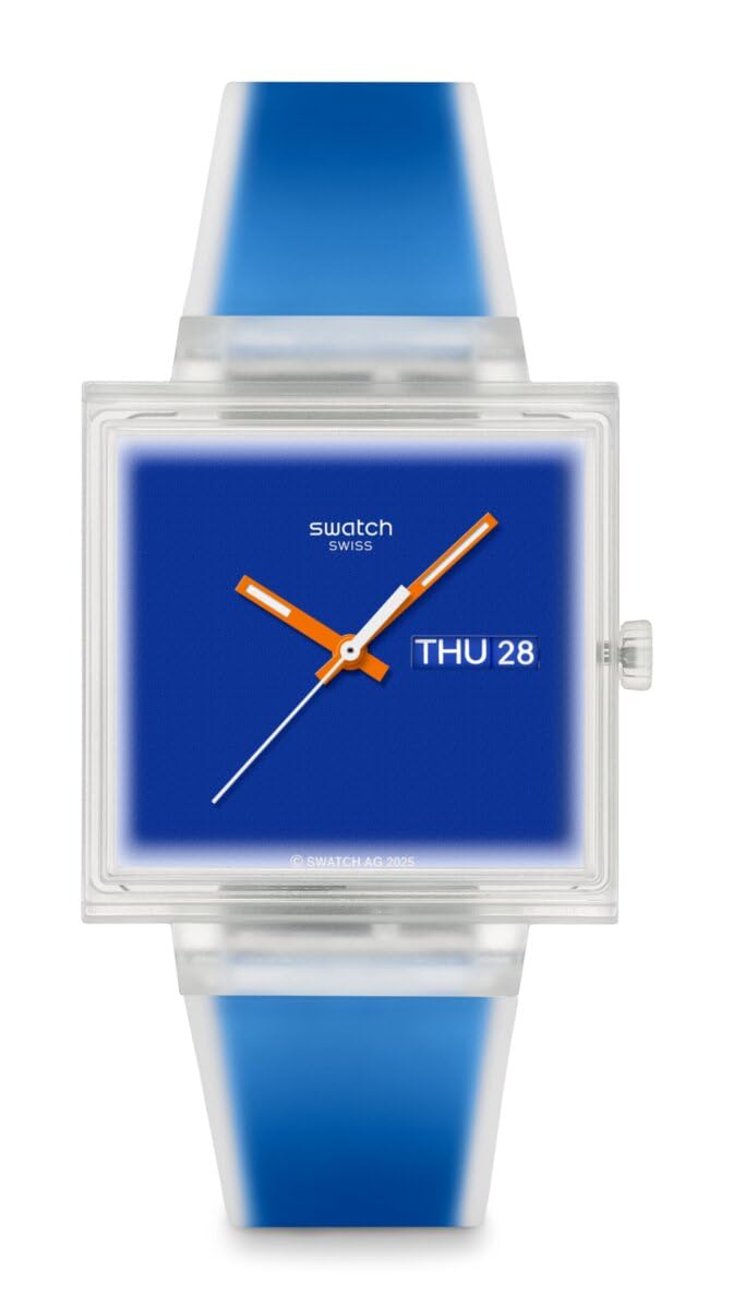 Swatch Square Unisex Casual Watch Bio-sourced Quartz Water Resistant
