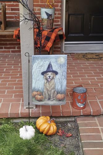 Drapeau de jardin chien sorcier résistant aux intempéries