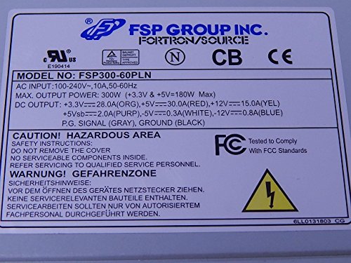 Fuente de poder FSP300-60PLN 300W con conector AUX 6 pines miniatura 6