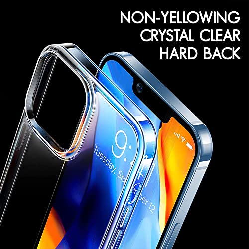 TheGiftKart Ultra-Hybrid Clear Back Case Cover for iPhone 14 Plus | Shockproof Design | Camera Protection Bump | Hard Back | Bumper Case Cover for iPhone 14 Plus (PC, TPU | Transparent) 3 514NvYBWRaL