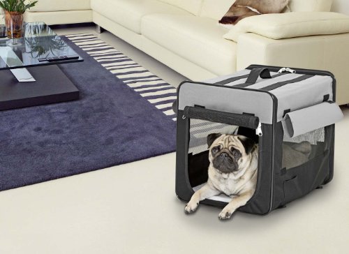 Karlie Smart Top Plus Faltbox 46 x 36 x 41 cm, schwarz grau