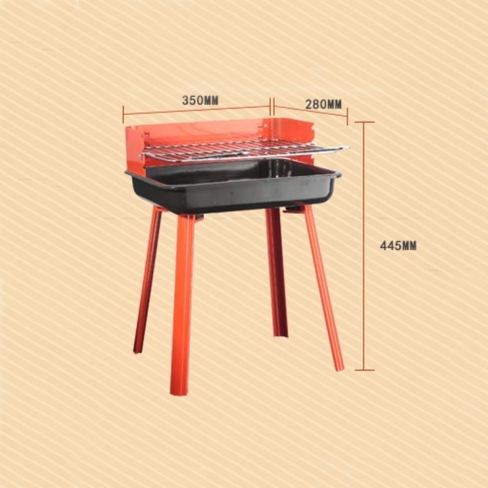 Grill na świeżym powietrzu węglowy ze stali nierdzewnej Kebab Składany grill Przenośny Idealny kemping,Grill ogrodowy