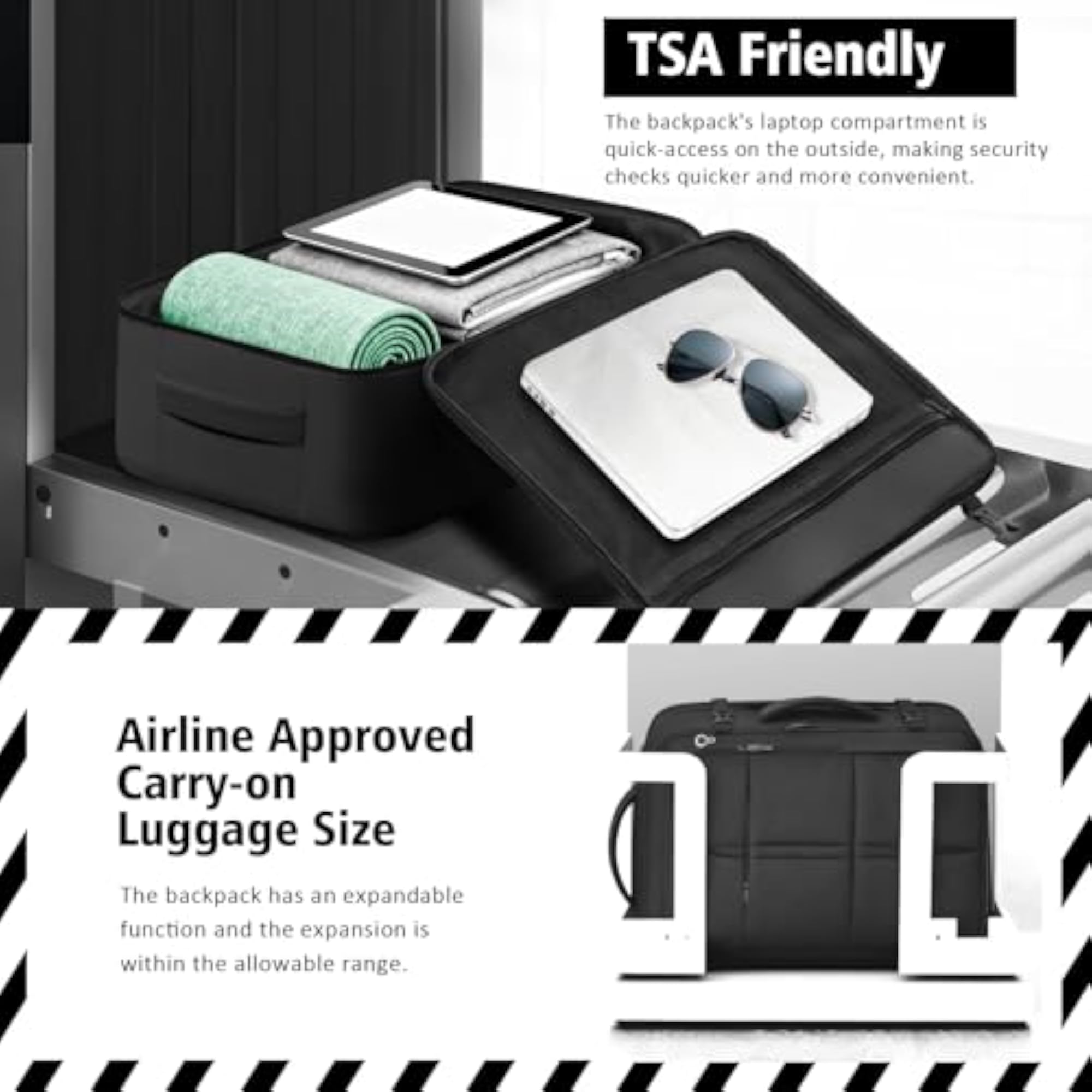 Travel Backpack, Extra Large 50L Flight Approved