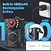 Body Camera with Audio and Video Recording: 1080P FHD Body Cam with Night Vision Video Recorder, 10HR Battery, 2.0” Screen, 128GB Wearable Bodycam for Law Enforcement, Security, and Outdoor Work