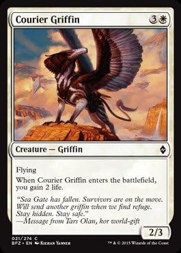 Magic The Gathering - Courier Griffin (021/274) - Battle for Zendikar
