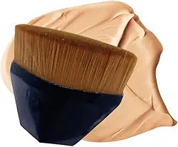 Pincel Mágico Hexagonal Para Base BB Cream Blush Corretivo Feminino Blogueira Maquiagem para o Dia a Dia Cerdas Macias