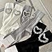 Fashion Rhinestone Heart Shaped Crew Ankle Socks for Women, Bling Crystal Sweet Heart Princess Socks (Grey)