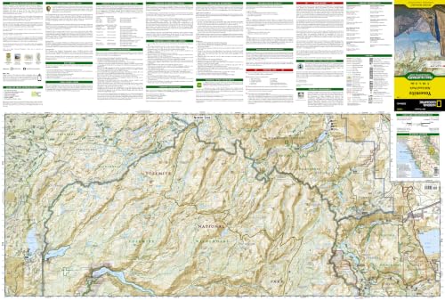 Yosemite National Park Map (National Geographic Trails Illustrated Map, 206) - Image 4