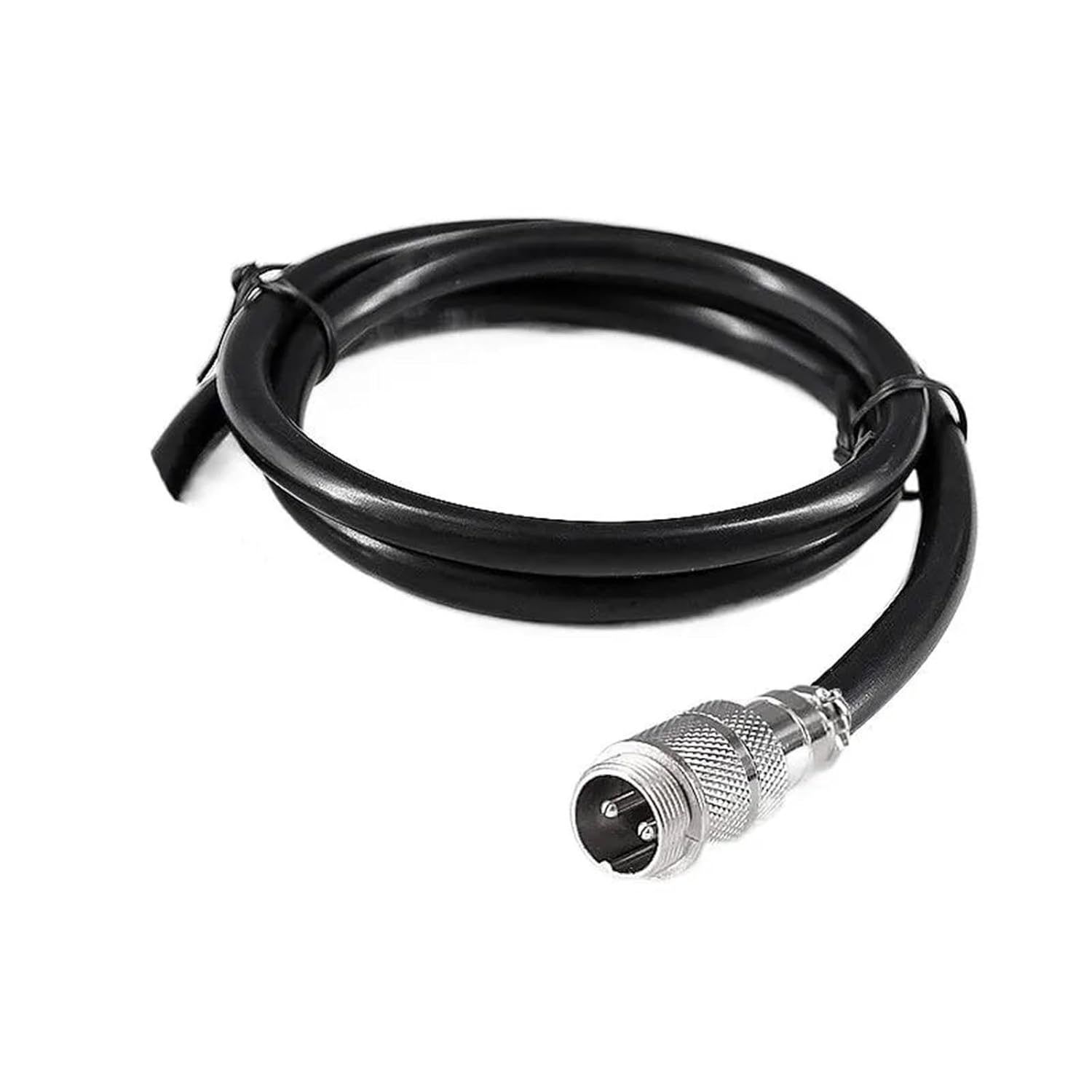 GX20 2 3 4 5 6 7 8 9 10 12 14 15 Pin Male M20 Waterproof Electrical Connector Circular Wire Panel 1M 2M 3M Cable(2pin,1M Cable)