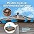 GAZEBEST 10' X 13' Permanent Hardtop Gazebo, Outdoor Galvanized Steel Double Roof with Horizontal Stripes Pavilion Pergola Canopy with Aluminum Frame and Privacy Curtains for Patio, Garden