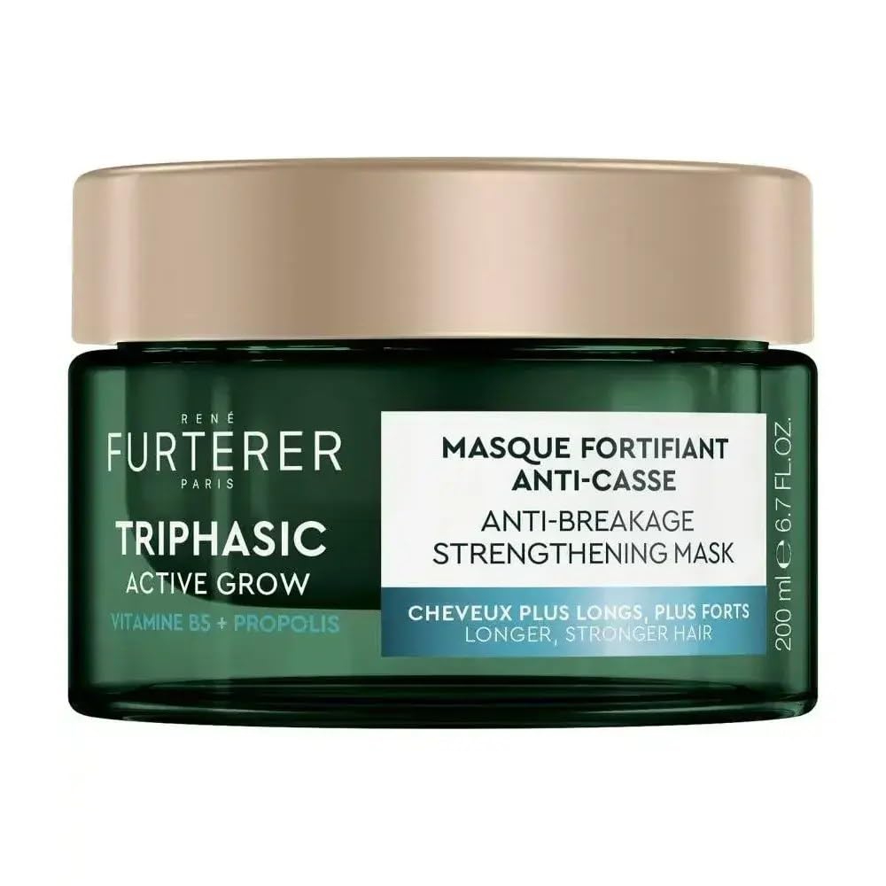 René Furterer Triphasic Active Grow Stärkende Anti-Haarbruch-Maske, 200 ml