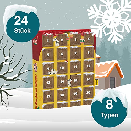 Snuffle Hunde Adventskalender 2022, Mit 24 Artgerechten Weihnachtskalender für hunde, Leckerlis für deinen Hund
