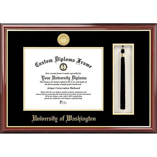 Campus Images University of Washington Tassel Box and Diploma Frame