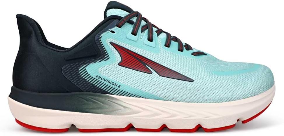 ALTRA Men Provision 6 Trail Running Shoe, Black/Light Blue, 12.5