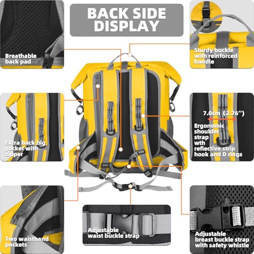 Image of MORXPLOR Dry Bag Waterproof,5L /10L /20L /30L /40L /55L Roll Top Dry Bag Backpack with WaterProof Phone Case for Swim,Kayak