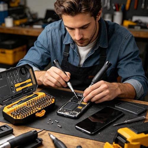 Tournevis pour installations électriques et kit de vissage magnétique
